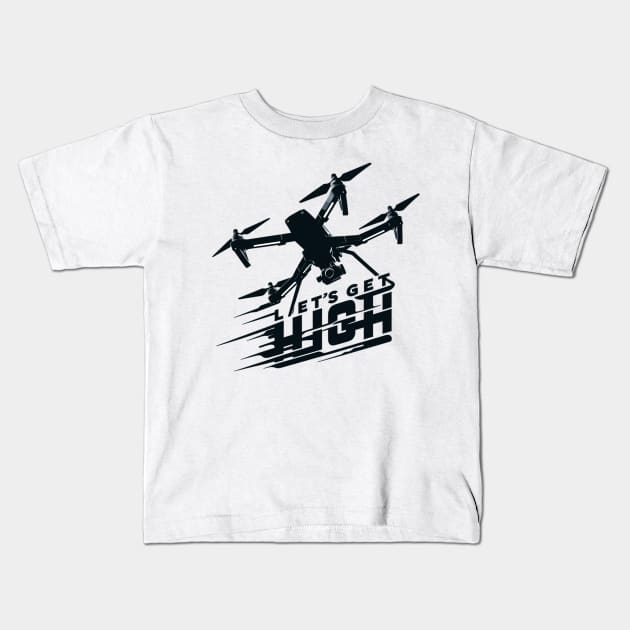 Drone Kids T-Shirt by Vehicles-Art